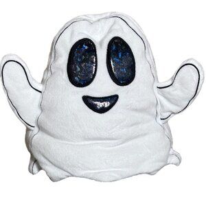 Reversible Plush Ghost and Monster Scary Ghost Stuffed Toy Black and White